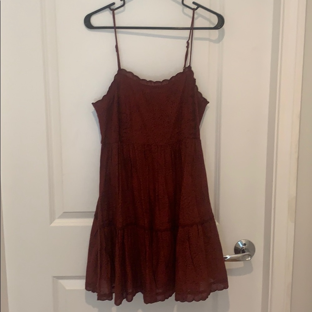 Scalloped Babydoll mini dress